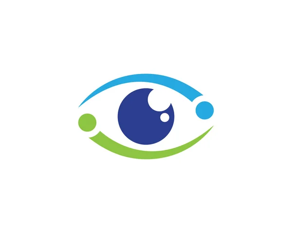 Eye Care Vektor Logo Design — Stockvektor