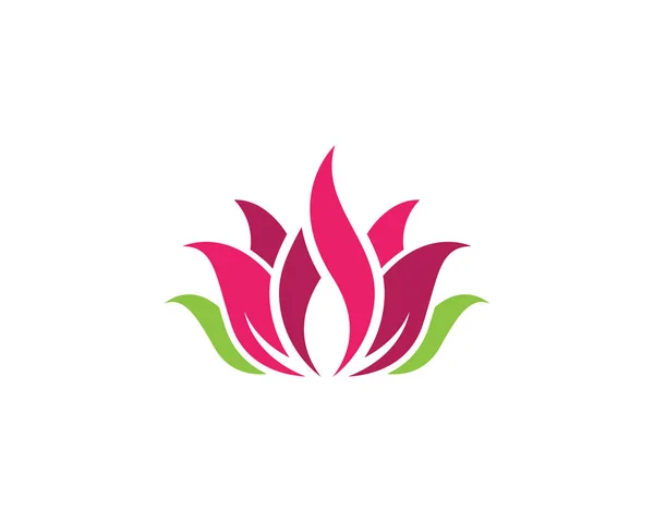 Krása květin vektorové Logo — Stockový vektor