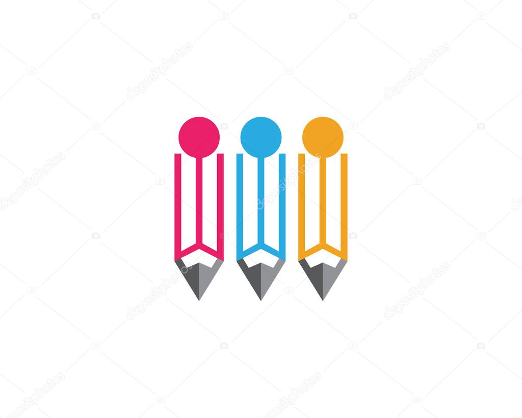 Education Logo Template vector illustration design