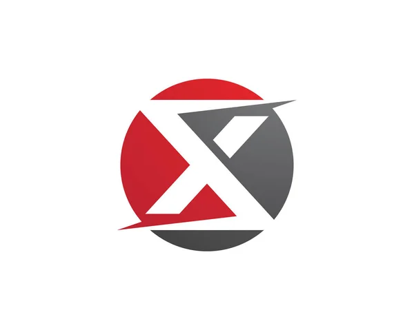 X Letter Logo Template — Stock Vector
