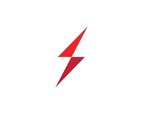 Yıldırım logo şablonu — Stok Vektör