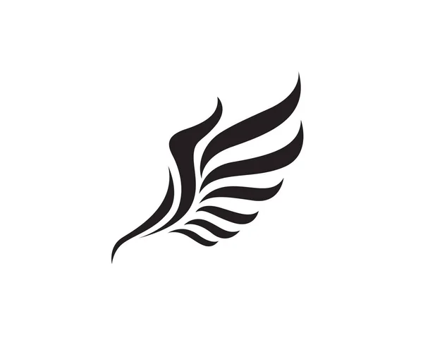 Skrzydło szablon Logo wektor — Wektor stockowy