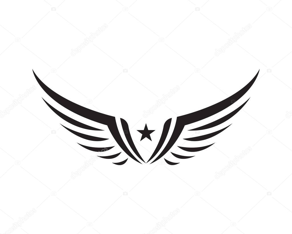 Wing Logo Template vector