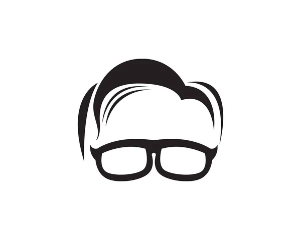 Geek Logo şablonu vektör — Stok Vektör