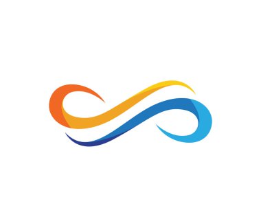 Sonsuz tasarım Logo şablonu