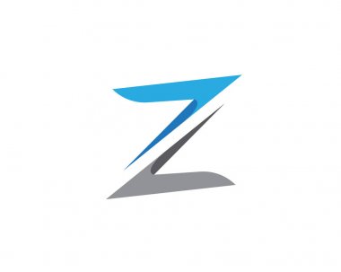 Z harfi vektör çizim simgesini Logo