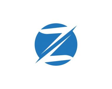 Z harfi vektör çizim simgesini Logo
