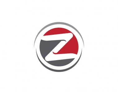 Z harfi vektör çizim simgesini Logo