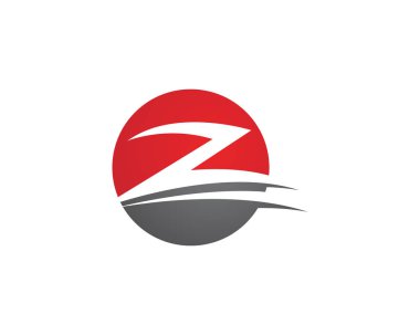 Z harfi vektör çizim simgesini Logo