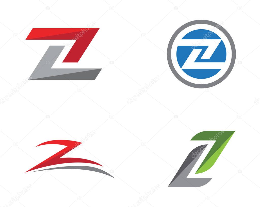 Z Letter vector illustration icon Logo