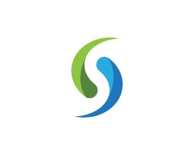 İş kurumsal S harfi logo