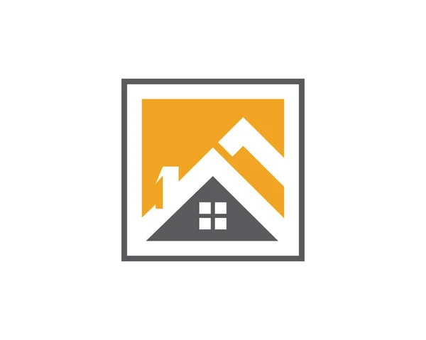 Property and Construction Logo design — Stock Vector
