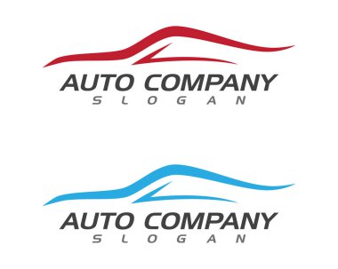Otomatik araba Logo şablonu vektör