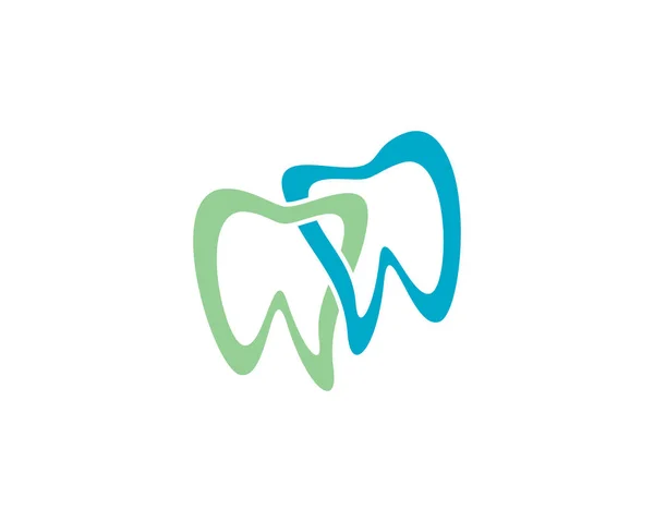 Stomatologicznych logo szablon wektor — Wektor stockowy