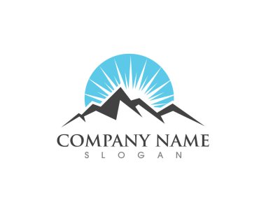 Dağ simgesini Logo şablonu