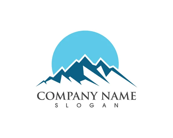 Modelo de logotipo Mountain Icon —  Vetores de Stock