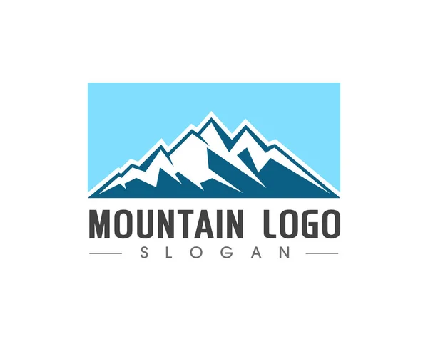 Modello logo icona di montagna — Vettoriale Stock