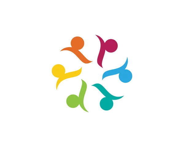 Logo Adoption et soins communautaires — Image vectorielle