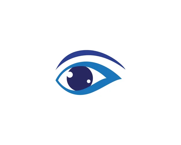 Conception de logo vectoriel Eye Care — Image vectorielle