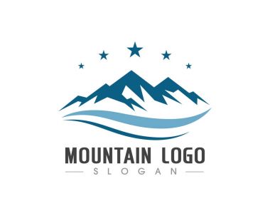 Dağ Logosu İş Şablonu Vektörü