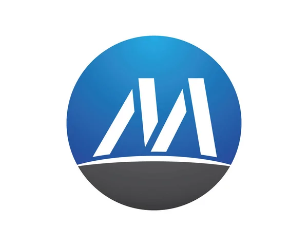 Letter M-logo — Stockvector