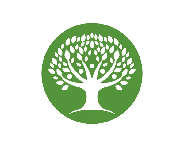 Plantilla de logotipo ecológico — Vector de stock