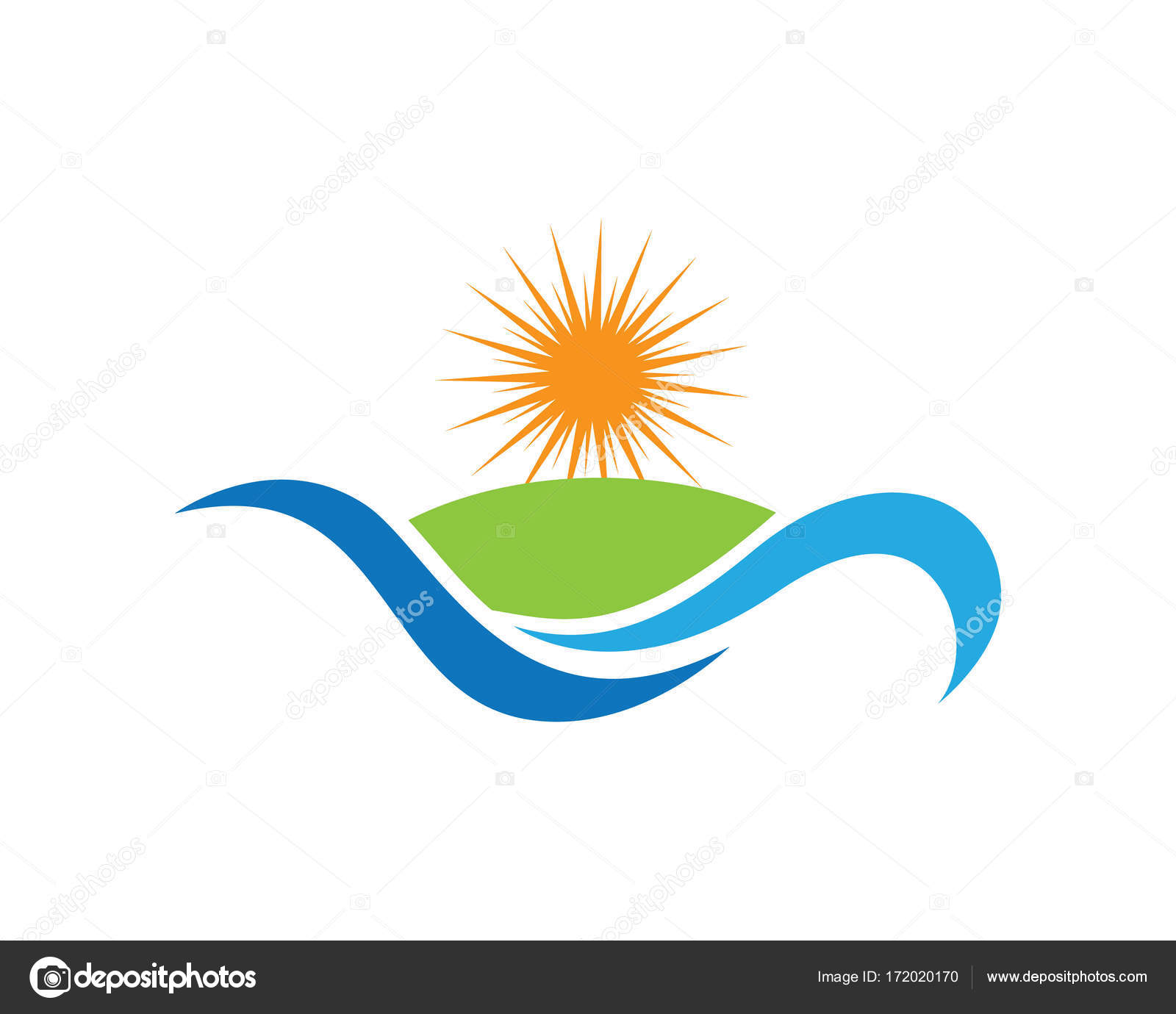 sun logo template stock vector elaelo 172020170