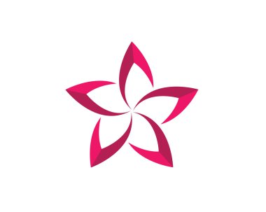 Güzellik Vektörü çiçek tasarımı logo şablonu simgesi