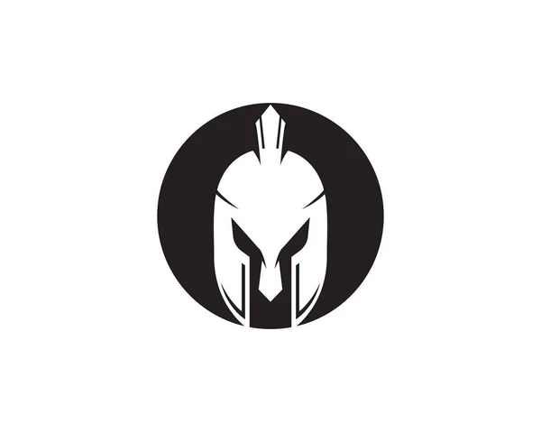 Το πρότυπο λογότυπο Σπαρτιάτης κράνος — Διανυσματικό Αρχείο