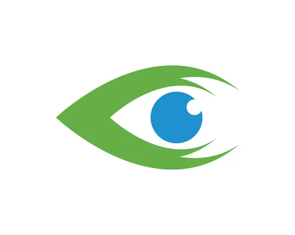 Identidad de marca Diseño del logotipo del vector de cuidado ocular corporativo — Archivo Imágenes Vectoriales