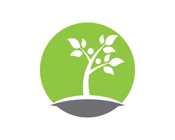 エコのロゴのテンプレート — ストックベクタ