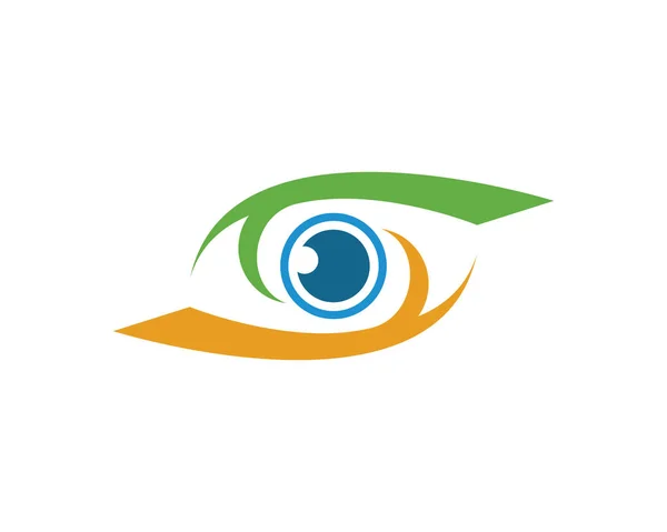 Návrh vektorového loga pro firemní péči o oči — Stockový vektor