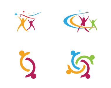  toplum hizmeti Logo şablonu