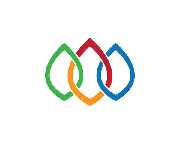 Üzleti vállalati logó sablon — Stock Vector