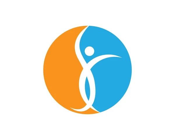 Λογότυπο υγιή ζωή — Διανυσματικό Αρχείο