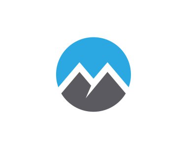 M harfi Logo şablonu vektör