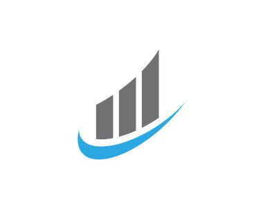 Finans profesyonel logo şablonu 