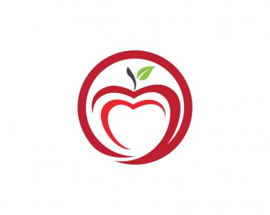 Apple vektör çizim tasarım simgesi
