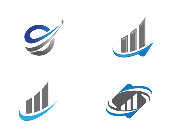 Finance professional logo template — Stock Vector