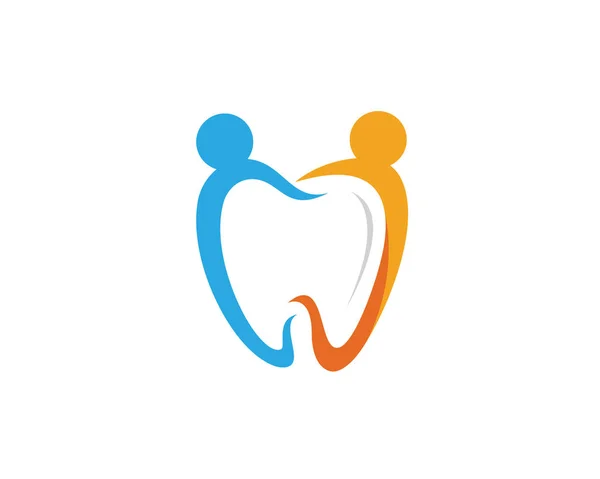 Logotipo dental Plantilla vector icono — Archivo Imágenes Vectoriales