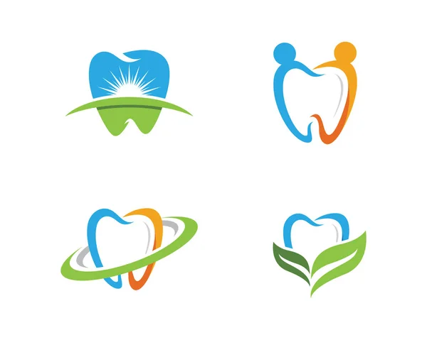 Logotipo dental Plantilla vector icono — Vector de stock