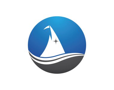 seyahat gemisi Logo Şablonu vektör simgesi tasarımı