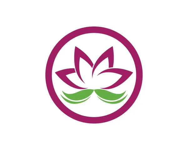 Kauneus Lotus Logo malli — vektorikuva