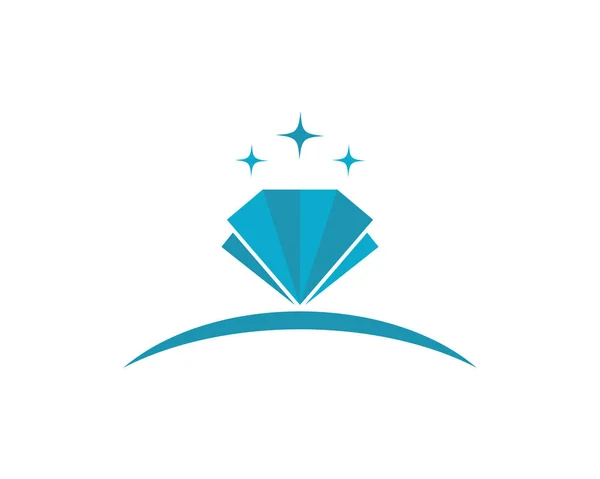 Diamond Logo Modello icona vettoriale illustrazione design — Vettoriale Stock