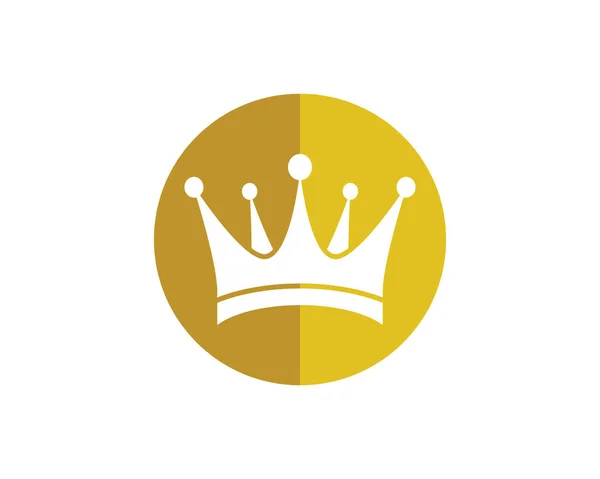 Crown Logo Template — Stock Vector