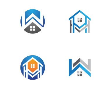 Mülkiyet ve inşaat logosu tasarımı