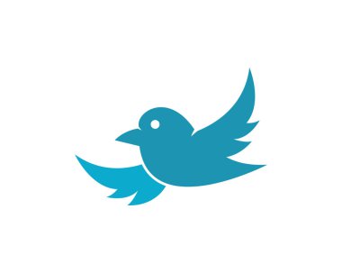 Sinek kuşu Logo şablonu