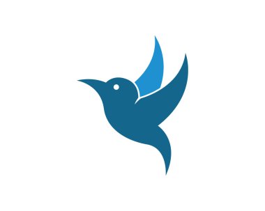Sinek kuşu Logo şablonu