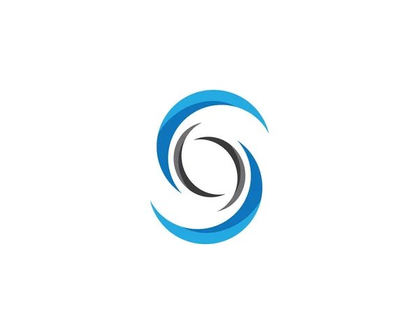 Ikona S list Logo firmy szablon wektor — Wektor stockowy