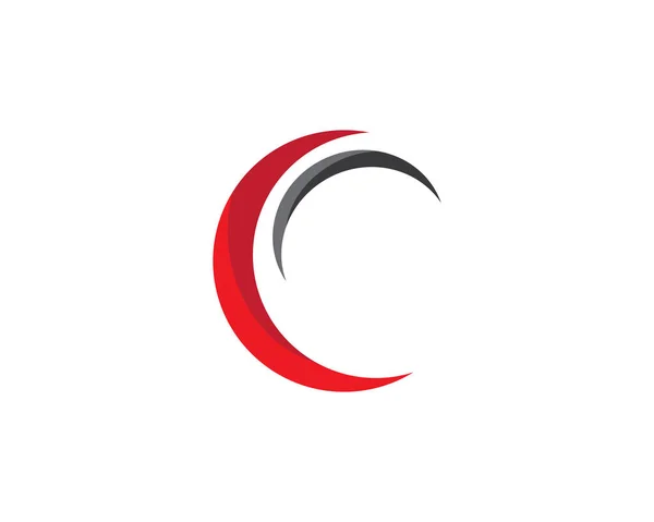 C Carta Logo Plantilla de Negocios Vector icono — Vector de stock